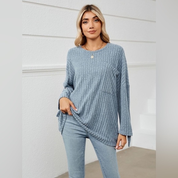 Casual Coziness Long Sleeve Relax T-Shirt - Picture 1 of 4